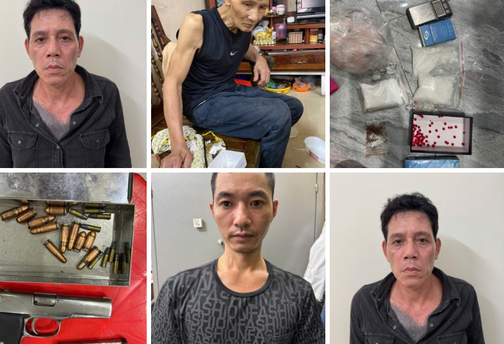 Bắt giữ 6 đối tượng liên quan tội phạm về ma túy